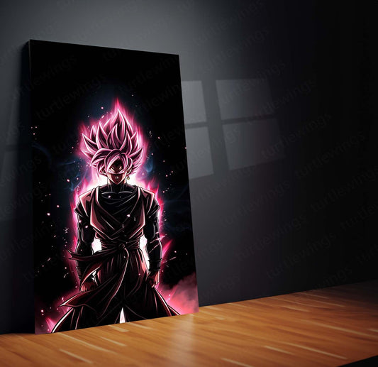 Black Goku Metal Poster | Dragon Ball Super Villain | HD Print 6