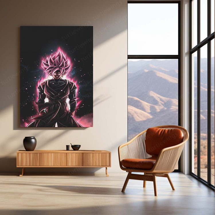 Black Goku Metal Poster | Dragon Ball Super Villain | HD Print 6