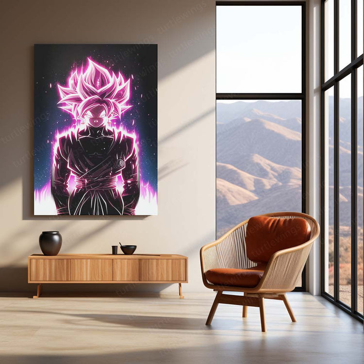 Black Goku Metal Poster | Dragon Ball Super Villain | HD Print 8