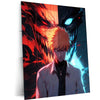 Ichigo Kurosaki Final Getsuga Tenshou Metal Poster | TheTheBleach Anime | Turtlewings Art