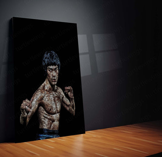 Martial Arts Legend - Bruce Lee Metal Poster | Iconic Wall Art | HD Print