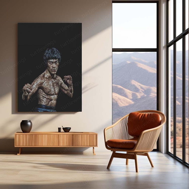 Martial Arts Legend - Bruce Lee Metal Poster | Iconic Wall Art | HD Print