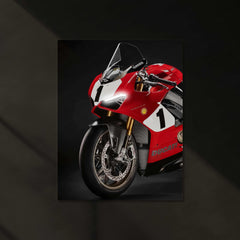 Ducati Panigale V4 Neon LED Metal Poster