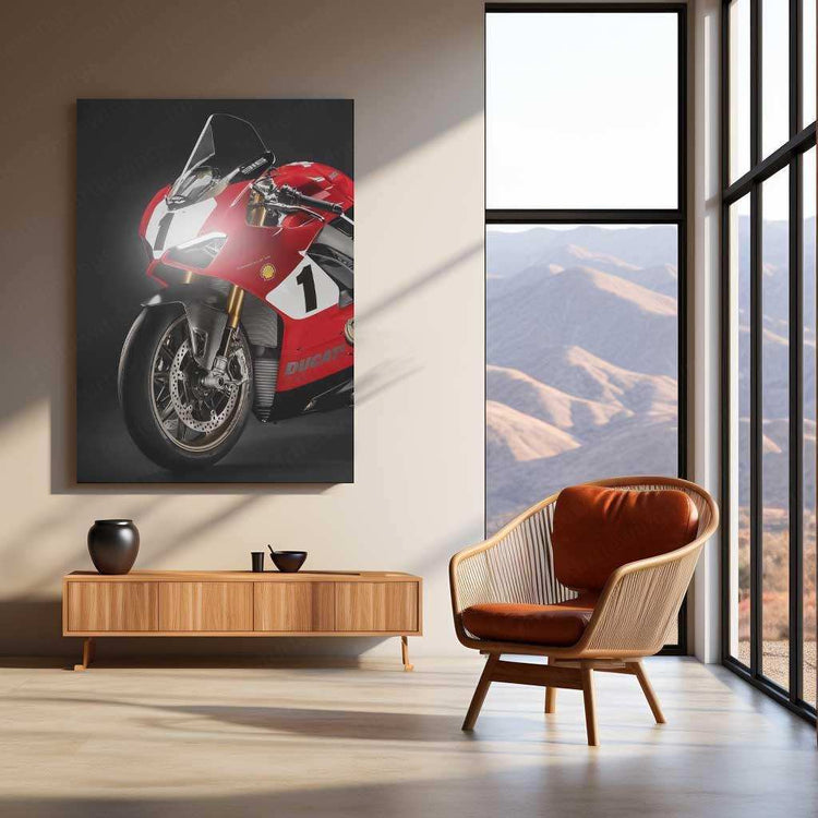 Ducati Panigale V4 Neon LED Metal Poster - TURTLEWINGS 