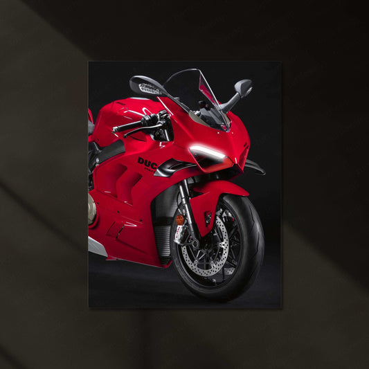 Ducati Neon LED Metal Poster - TURTLEWINGS 