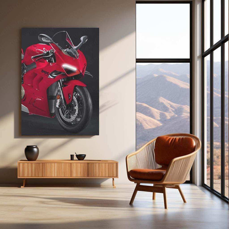 Ducati Neon LED Metal Poster - TURTLEWINGS 