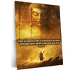 Gautam Buddha Metal Poster – Spiritual Wall Art