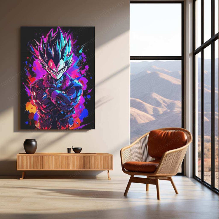 VEGETA – DbZ Metal Poster7 - TURTLEWINGS 