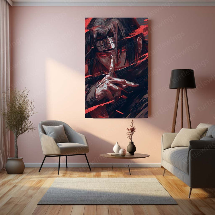 Itachi Uchiha Metal Poster - Naruto