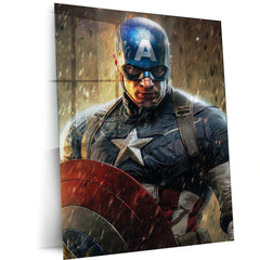 Captain America Marvel Metal Print | Superhero