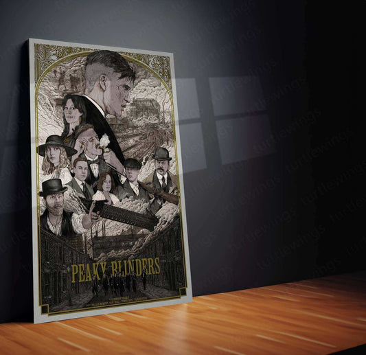 Peaky Blinders Metal Poster – The Gangster Legacy - TURTLEWINGS 