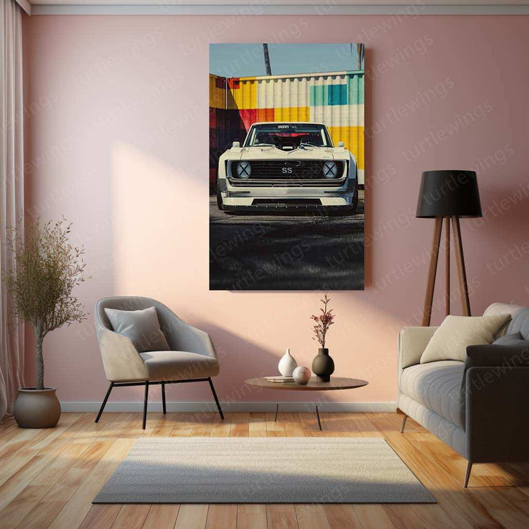 Chevrolet Camaro Metal Poster | Muscle Car Wall Art | Classic Automotive Decor - TURTLEWINGS 