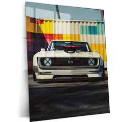 Chevrolet Camaro Metal Poster | Muscle Car Wall Art | Classic Automotive Decor