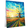 Countryside Illustration Art Metal Poster