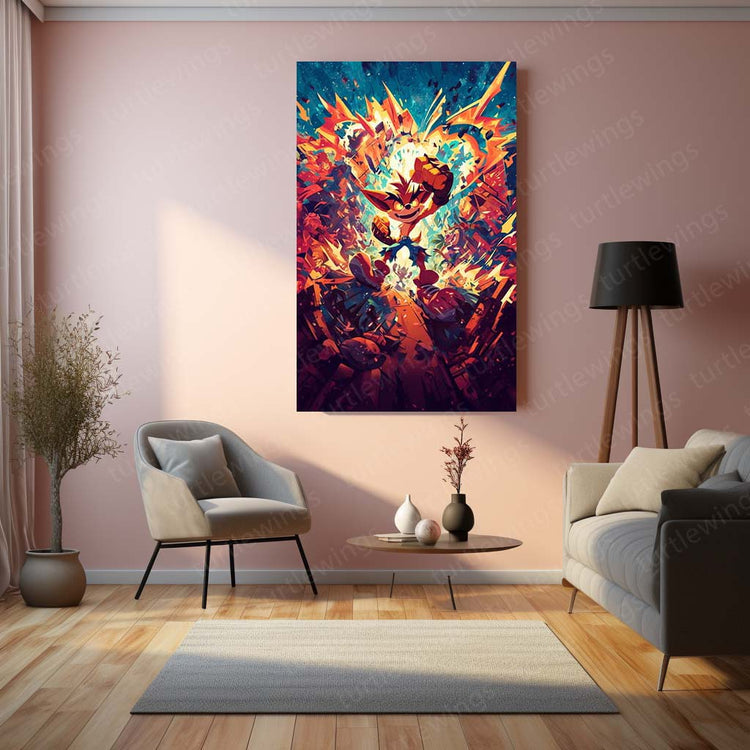 Crash Bandicoot Metal Poster | Iconic Video Game Character | HD Print