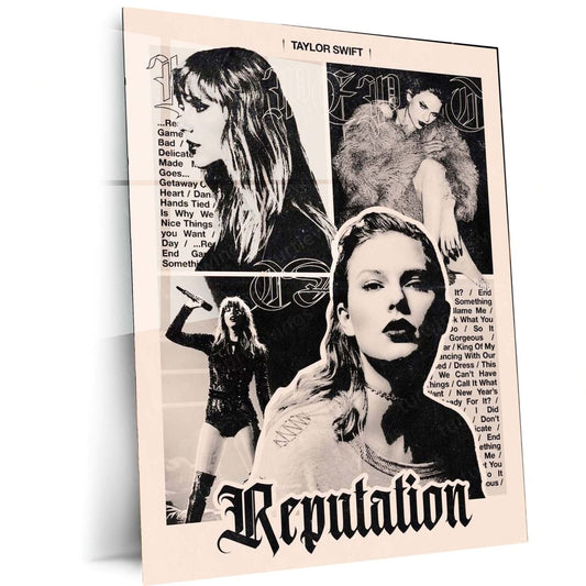 Timeless Elegance - Taylor Swift Metal Poster | Music Icon Wall Art | HD Print 6