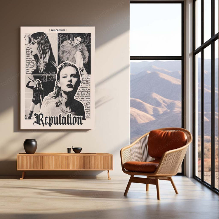 Timeless Elegance - Taylor Swift Metal Poster | Music Icon Wall Art | HD Print 6