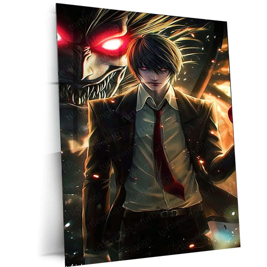 Shadows of Justice - Death Note Anime Metal Poster | Gothic Wall Art | HD Quality 02