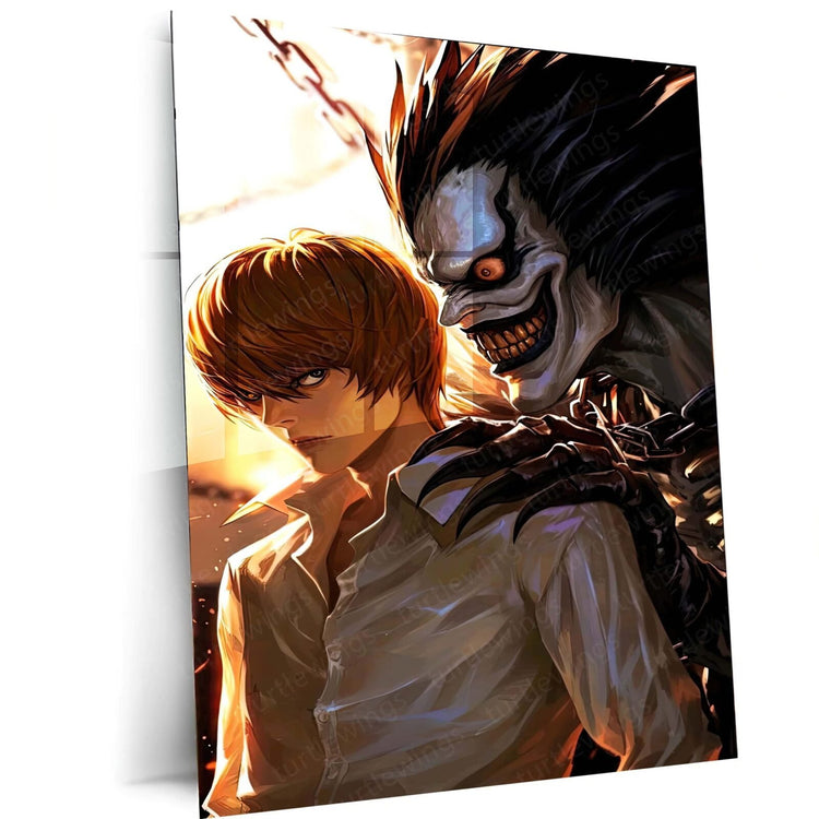 Shadows of Justice - Death Note Anime Metal Poster | Gothic Wall Art | HD Quality 03