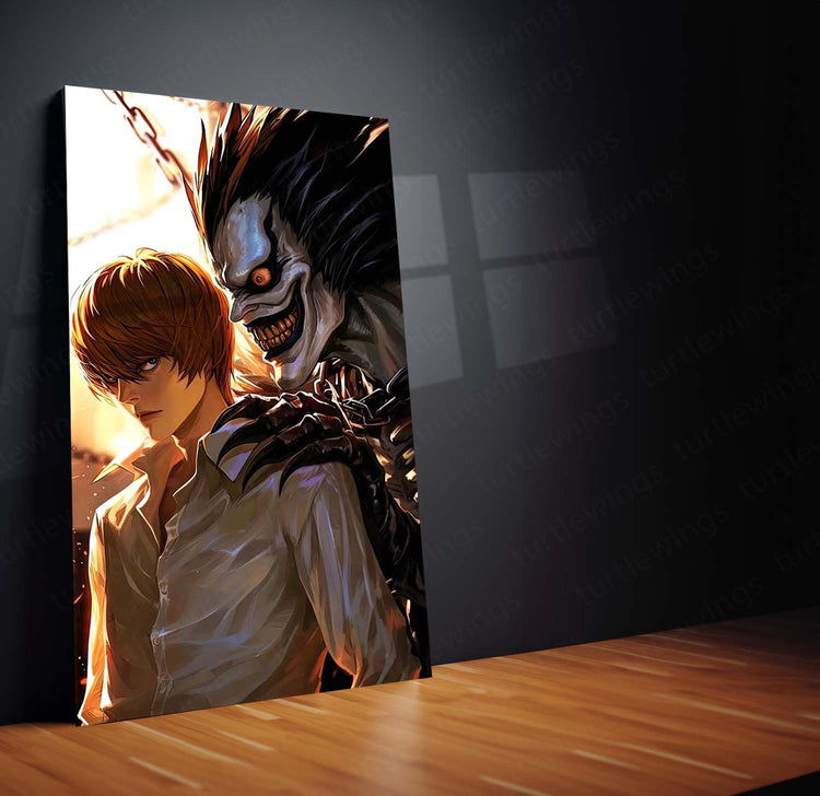 Shadows of Justice - Death Note Anime Metal Poster | Gothic Wall Art | HD Quality 03