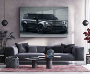 Defender Neon LED Metal Frame â Bold and Rugged Wall Art for Off-Road Enthusiasts 1 - TURTLEWINGS 