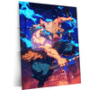 Blades of Redemption - Demon Slayer Anime Metal Poster | Samurai Wall Art | HD Quality