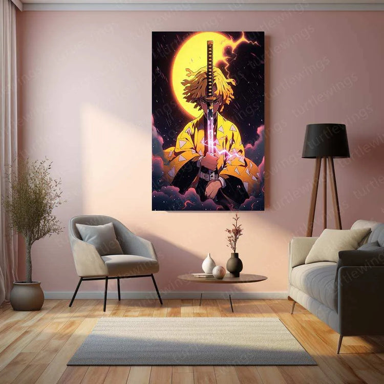 Demon Slayer Metal Poster – The Battle Against Demons - TURTLEWINGS 