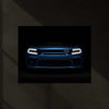 Dodge SRT Hellcat Neon LED Metal Poster