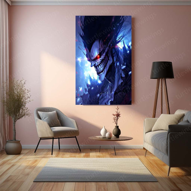 Realm of Shadows - Ryuk Metal Poster | Death Note Anime Wall Art | HD Print