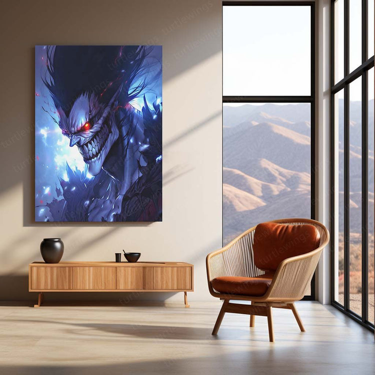 Realm of Shadows - Ryuk Metal Poster | Death Note Anime Wall Art | HD Print