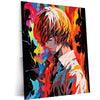 Mastermind's Gambit - Light Yagami Metal Poster | Death Note Anime Wall Art | HD Print