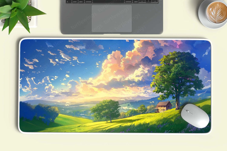 Meadow Large Deskmat - Premium XL & XXL Gaming Mouse Pad - TURTLEWINGS 