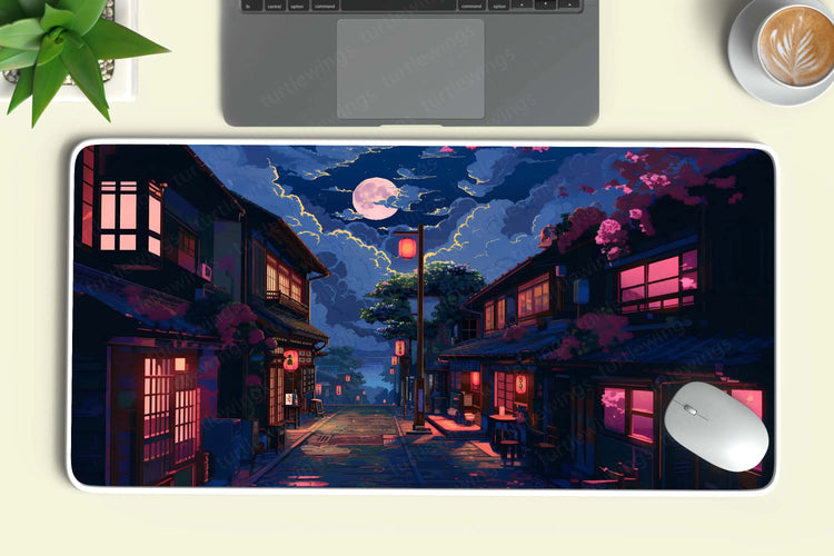 TokyoStreet Large Deskmat - Premium XL & XXL Gaming Mouse Pad - TURTLEWINGS 