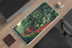 train Large Deskmat - Premium XL & XXL Gaming Mouse Pad