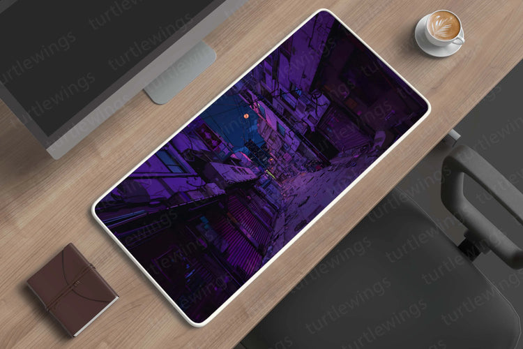 Cityscape Large Deskmat - Premium XL & XXL Gaming Mouse Pad - TURTLEWINGS 