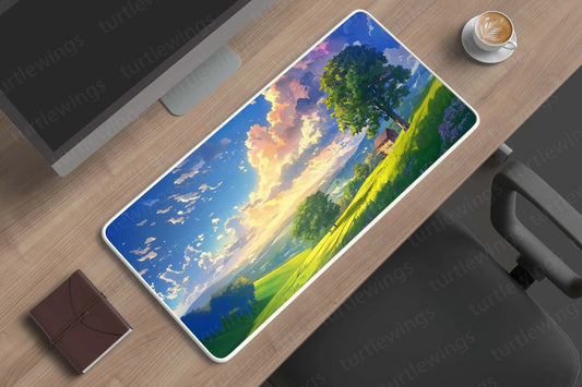 Meadow Large Deskmat - Premium XL & XXL Gaming Mouse Pad - TURTLEWINGS 