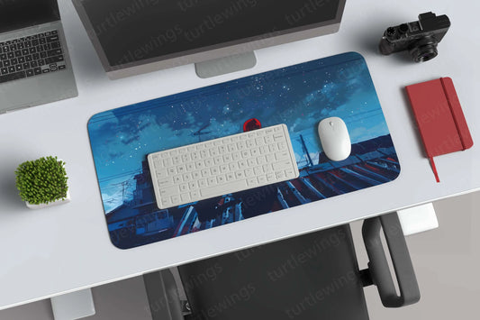 Rooftop Large Deskmat - Premium XL & XXL Gaming Mouse Pad - TURTLEWINGS 