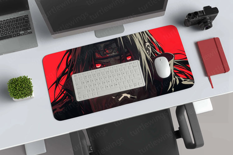 Itachi-Uchiha-Closeup Deskmat - TURTLEWINGS 