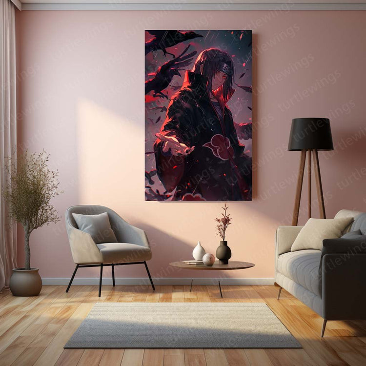 Itachi Uchiha Metal Poster - Naruto -2