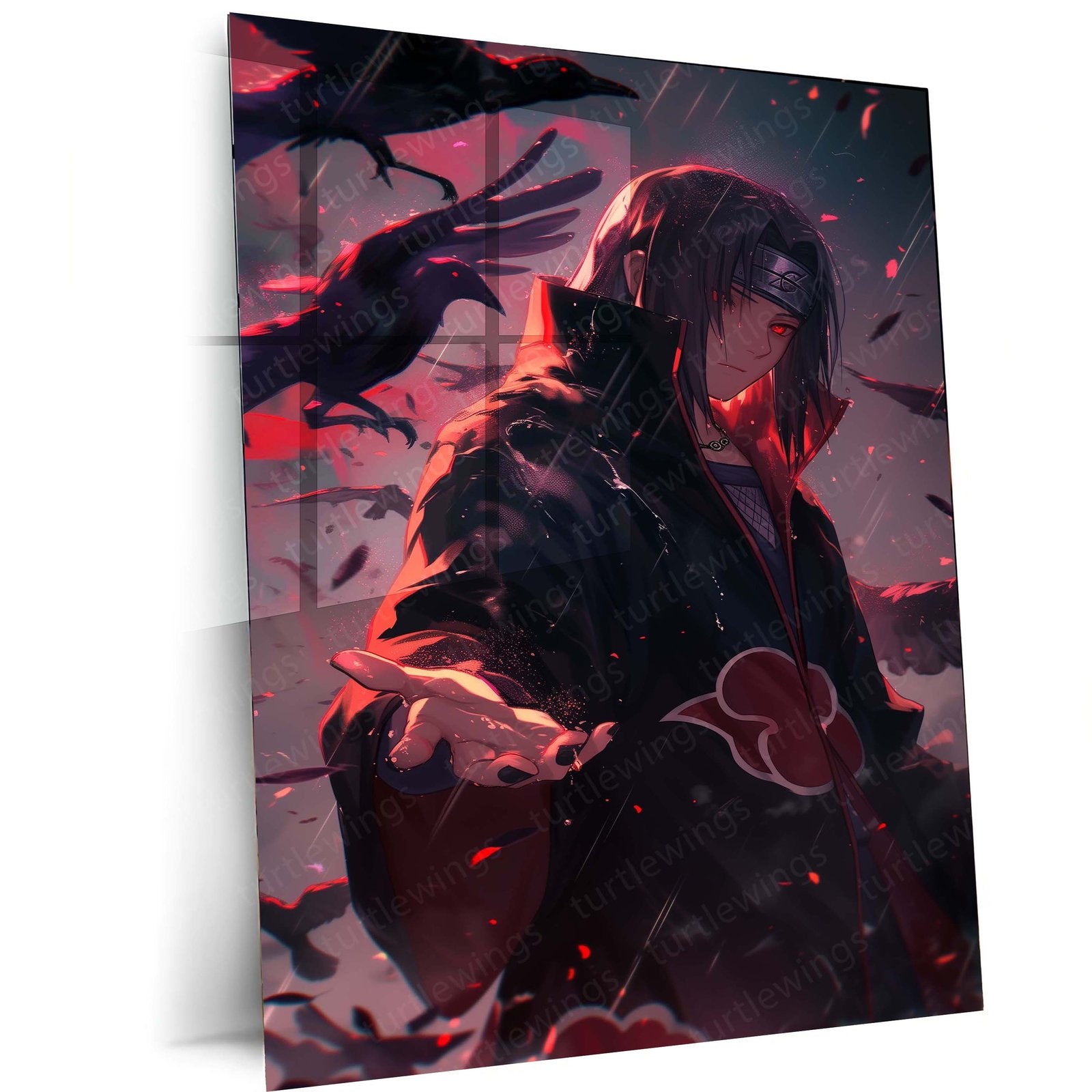 Itachi Uchiha Metal Poster - Naruto -2 – TURTLEWINGS