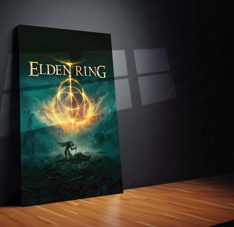 Unleash the Elden Power - Elden Ring Game Metal Poster | Gaming Wall Art | HD Quality