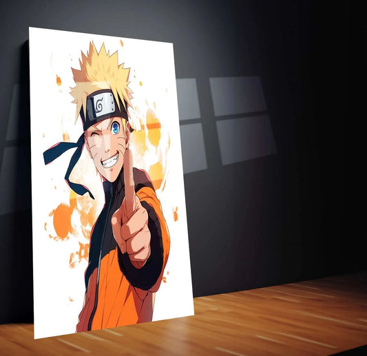 Naruto Metal Poster | Ninja Anime Wall Art | Hokage & Shinobi Tribute - TURTLEWINGS 