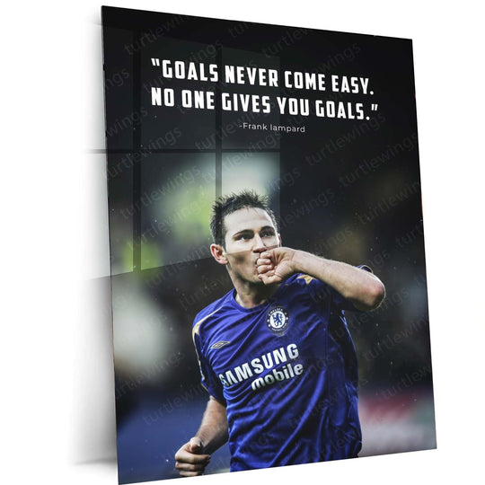 Midfield Maestro - Frank Lampard Metal Poster | Football Legend Wall Art | HD Print