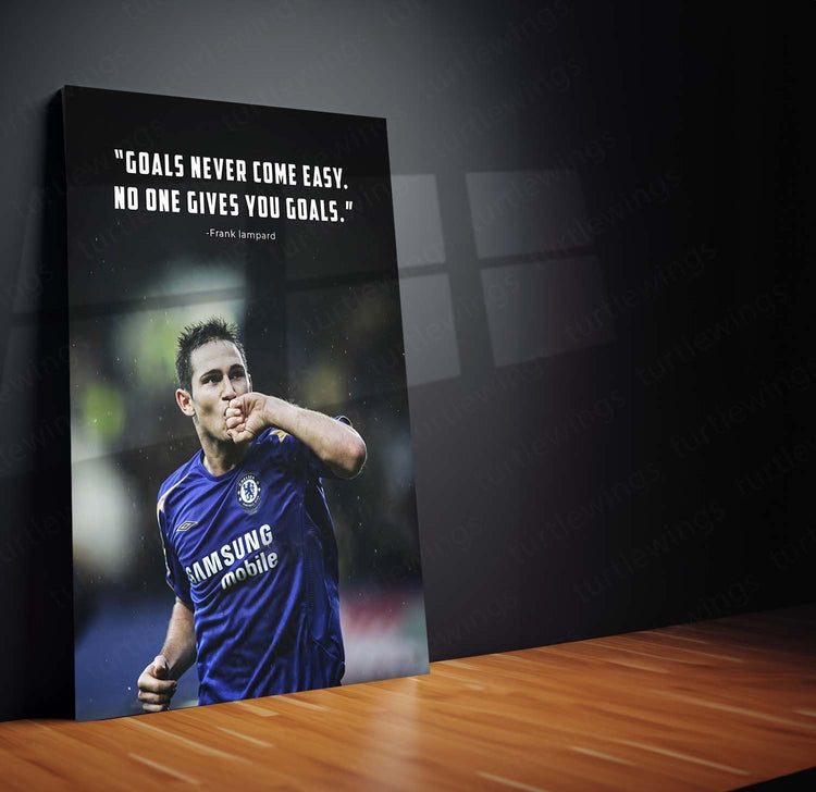 Midfield Maestro - Frank Lampard Metal Poster | Football Legend Wall Art | HD Print