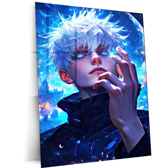 Domain Expansion - Satoru Gojo JJK Anime Metal Poster | Sorcery Wall Art | HD Quality 03