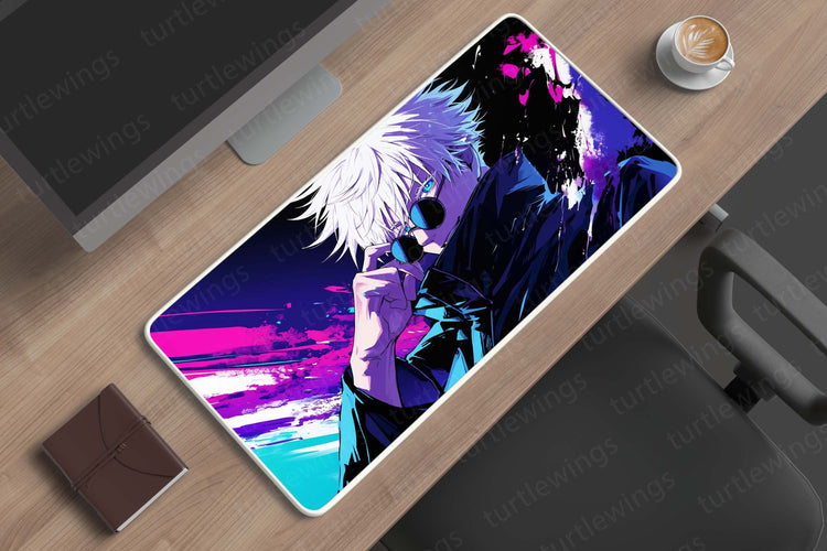 Gojo Deskmat | Jujutsu Kaisen Sorcerer | Gaming and Office Desk Accessory