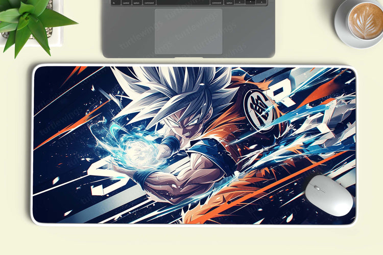 Goku Deskmat | Dragon Ball Z Saiyan Warrior | Gaming and Office Desk Accessory 3