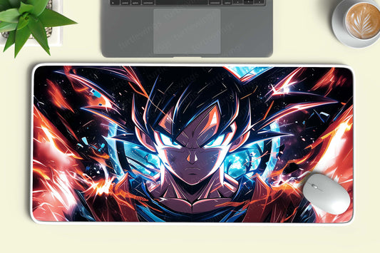 Goku Deskmat | Dragon Ball Z Saiyan Warrior | Gaming and Office Desk Accessory 4