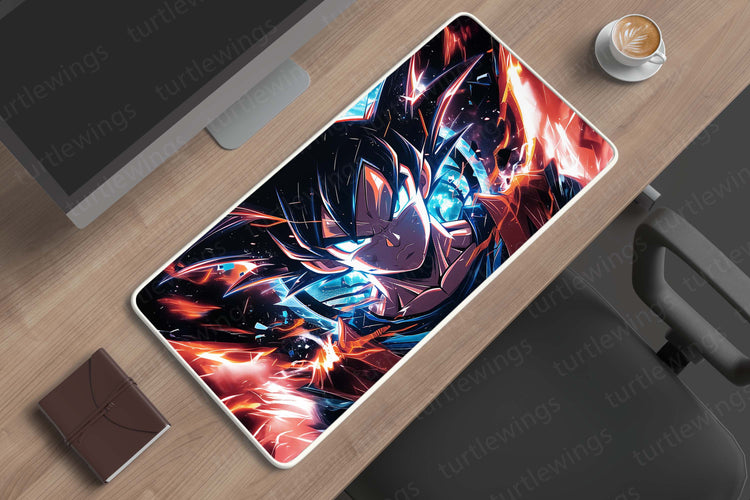 Goku Deskmat | Dragon Ball Z Saiyan Warrior | Gaming and Office Desk Accessory 4