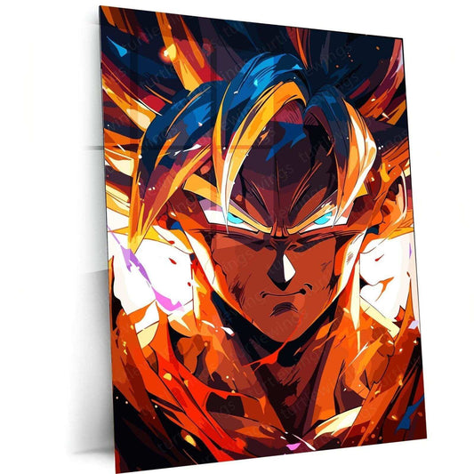 Goku DBZ Metal Poster | Anime 2